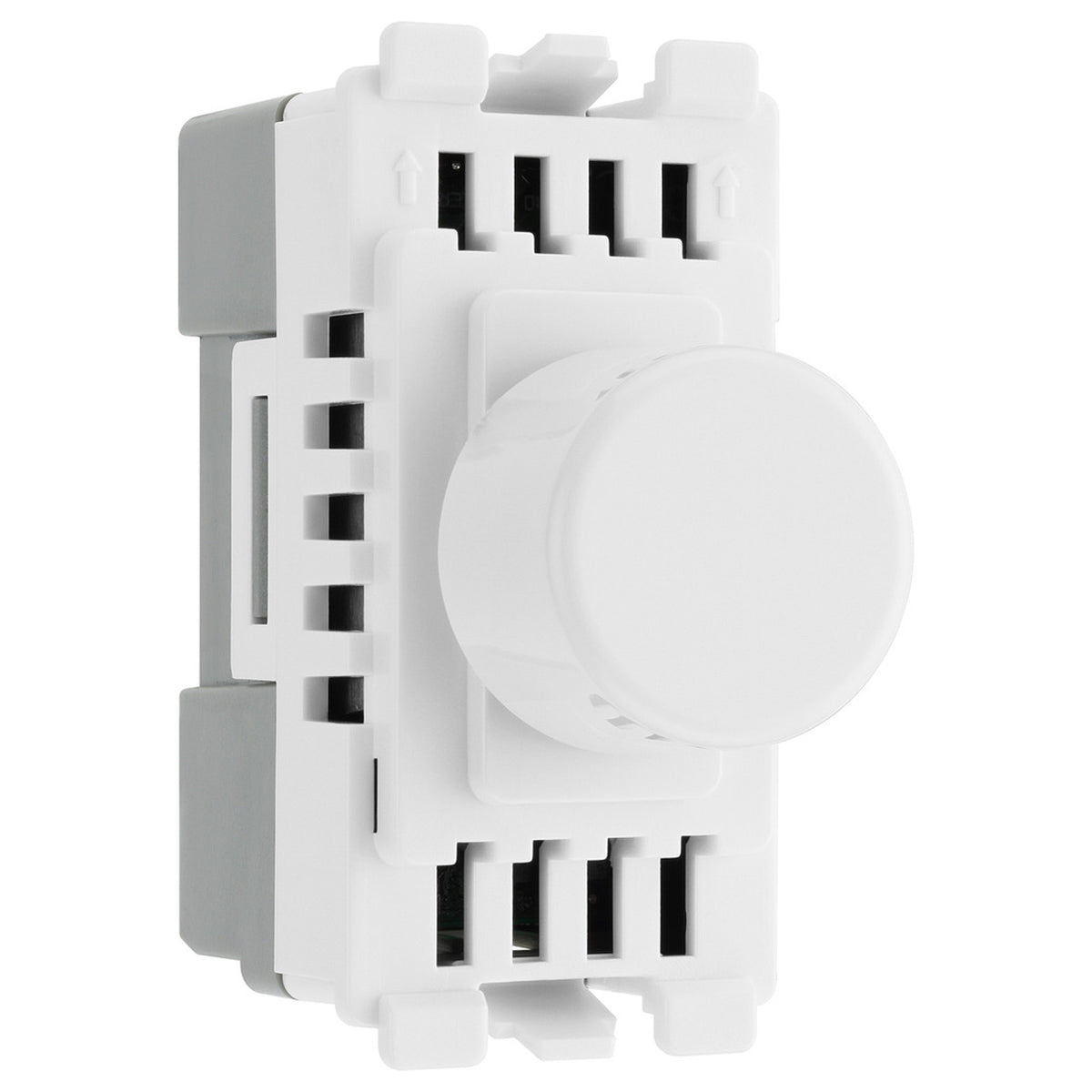Click Dimmer Module Grid BG Evolve White RPCDWDTR Single Trailing Edge Dimmer Module Grid Light ...