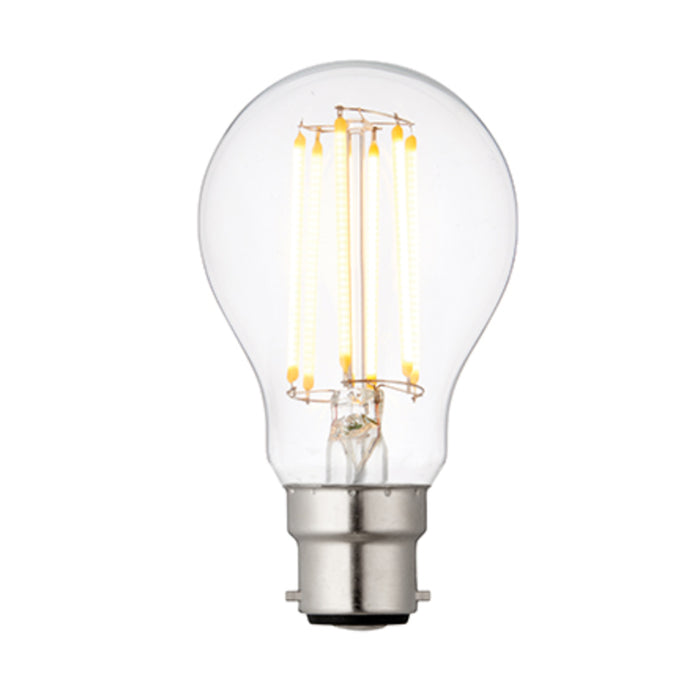 Endon B22 Clear Glass with LED Filament Inner Light Bulb GLS 93022