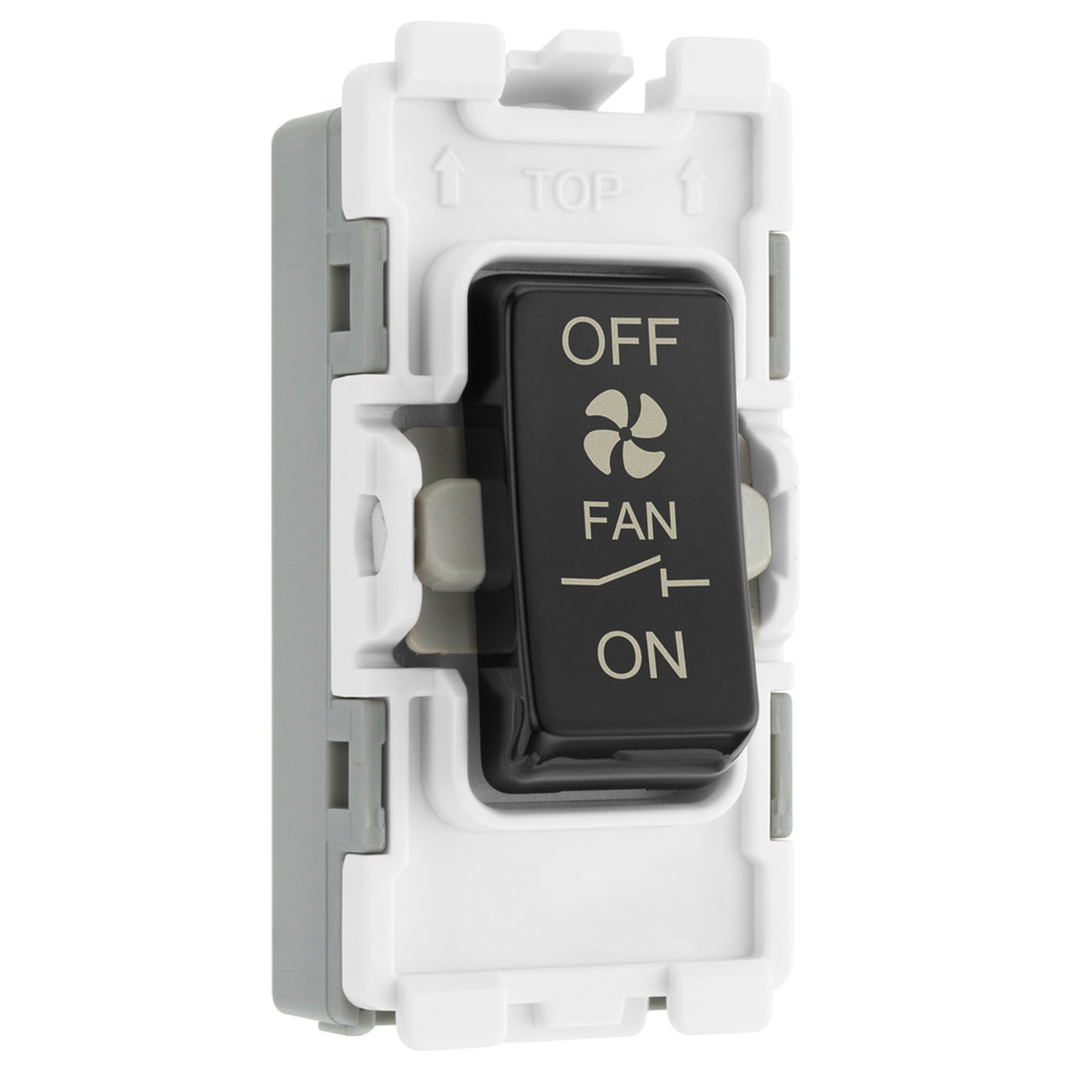 BG Evolve Black RPCDB15 3 Pole Fan Isolator Grid Switch — Masterlec