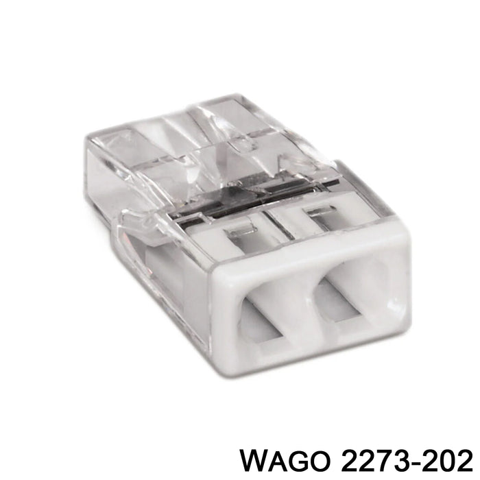 Wago 2273-202 Compact Splicing Connector For Junction Boxes 2 Way