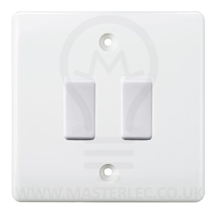 BG Brushed Steel 20A 2 Way 3 Gang Light Switch With Without LED