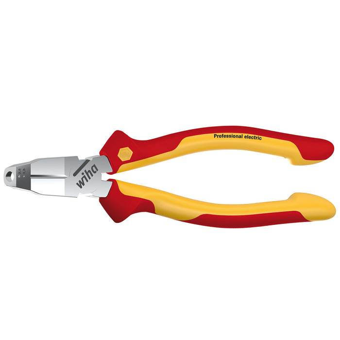 Wiha 38552 170mm 3 in 1 TriCut Installation Pliers Cutting Skinning and Stripping Pliers 38853