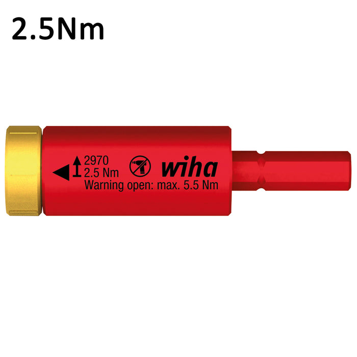 Wiha EasyTorque Adapter Electric 2,8 N, Red Yellow, (29701280