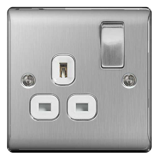 BG Nexus 13A Black Nickel Double Switched Socket With USB A And C