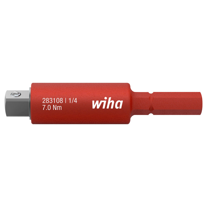 Wiha 43139 slimVario Screwdriver Adapter For 1/4" Nut Driver slimVario VDE
