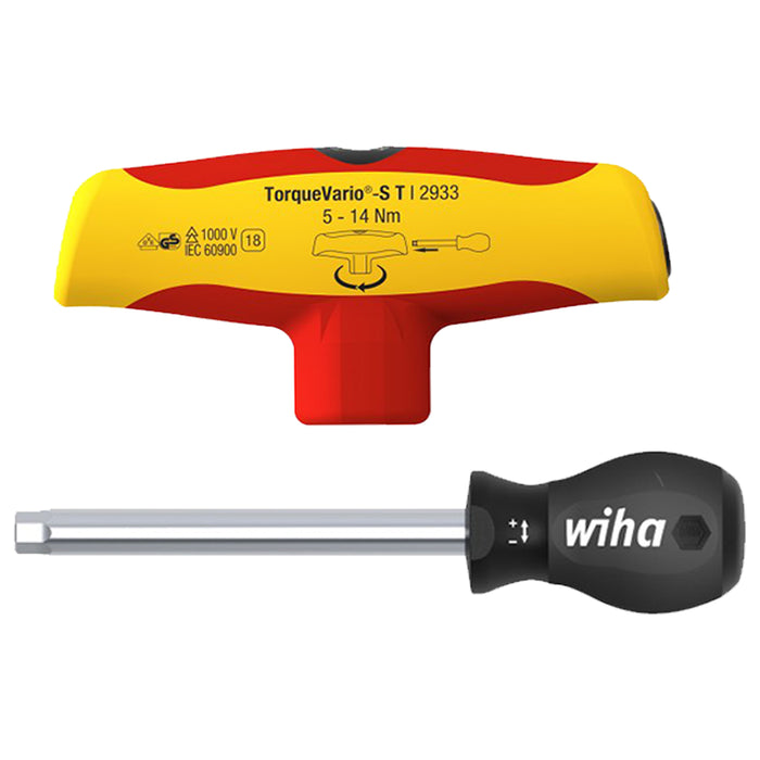 Wiha 43177 TorqueVario T-Handle With TorqueVario -S Adjustable Screwdriver VDE