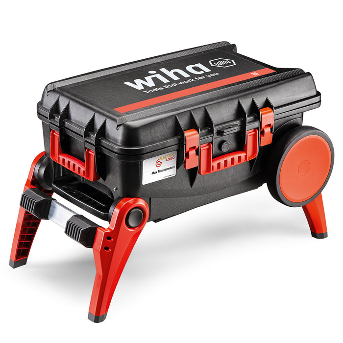 Wiha XXL 3 Empty Tool Case with Wheels Large Robust Wheeled Tool Storage Box 44129 44130