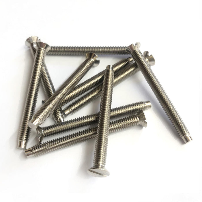 BG Nexus FPFS36/10 Pack of 10 36mm Screws for Brushed Steel/ Polished Chrome Switches & Sockets