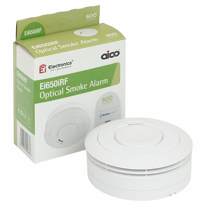 Aico Ei650iRF RadioLINK + Battery Optical Smoke Alarm