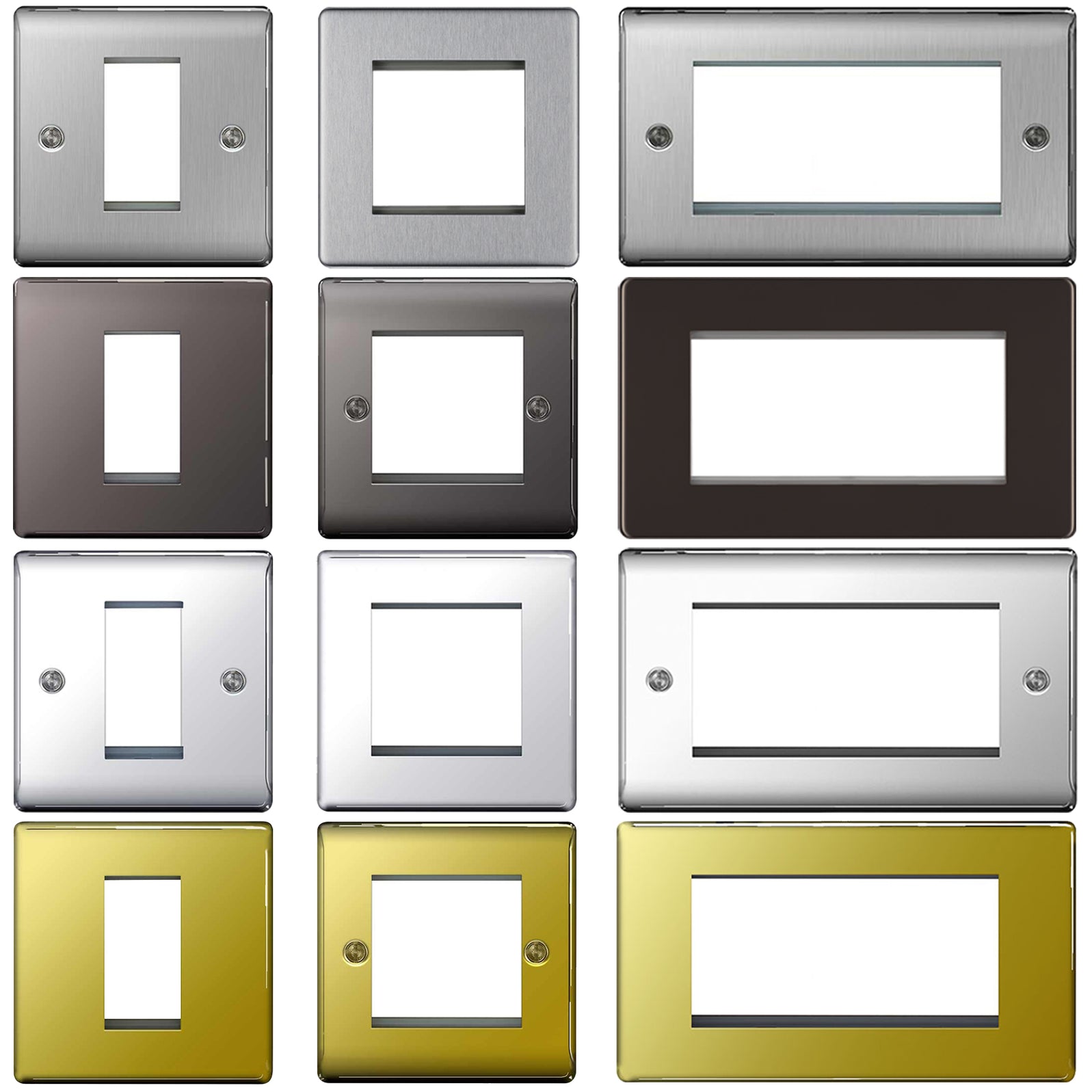 Modular Face Plates (Switches & Sockets) | Fast UK Delivery — Masterlec