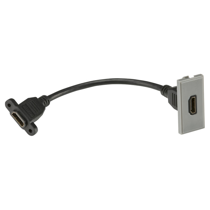 ML Knightsbridge Grey NETHDMIGY HDMI Outlet Euro Module