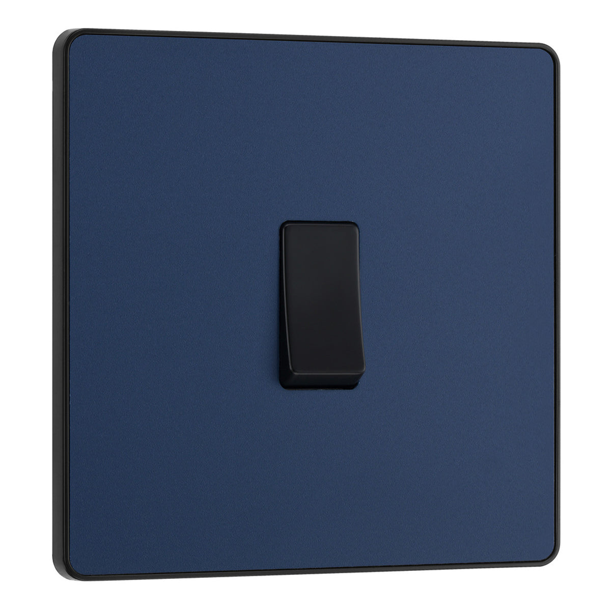 BG Evolve Matt Blue Screwless Intermediate Light Switch PCDDB13B ...