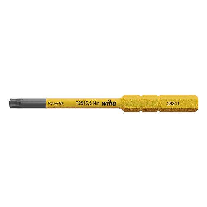 Wiha 44106 44107 SpeedE Yellow Power Bits Electrical Slotted Phillips Pozi Torx Hex Slim Bits