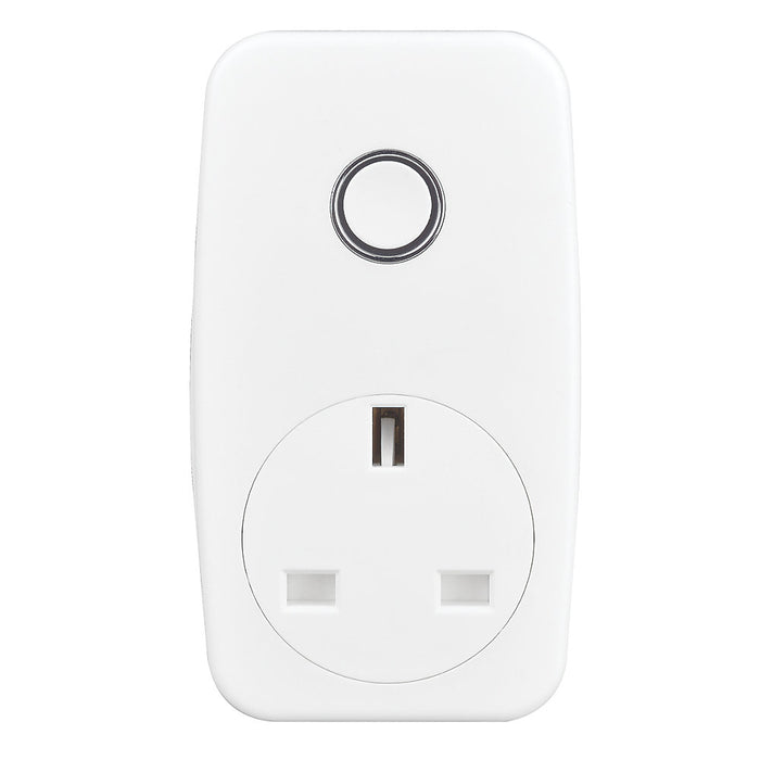 BG Smart Power Adapter 13A WiFi Controlled Plug White