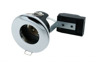 GU10 Fire Rated Fixed Downlight in Chrome ELD Lighting